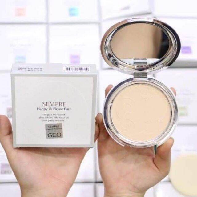 Phấn Phủ Geo Trắng Sempre Happy