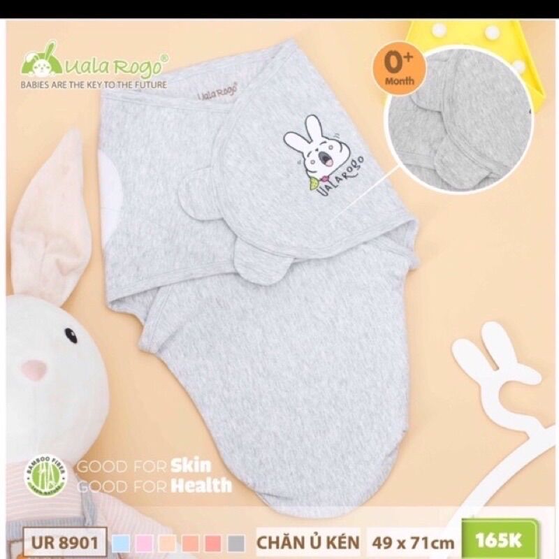 Ủ kén sợi tre 2 lớp hàng hè cho em bé Uala Rogo