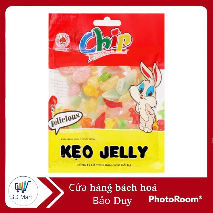 Kẹo dẻo hải hà jelly chip gói 100g