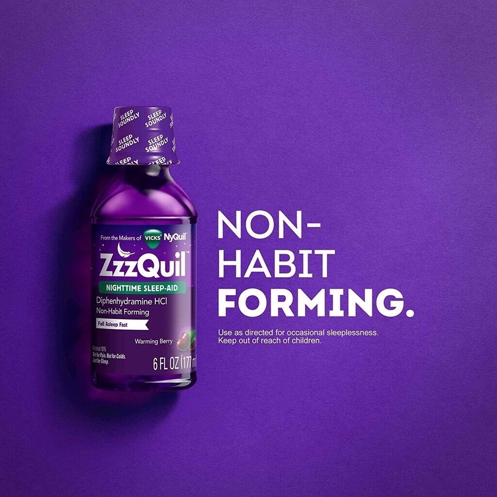 Siro ZzzQuil Nighttime Sleep Aid 354ML ( DAYQUIL NYQUIL )