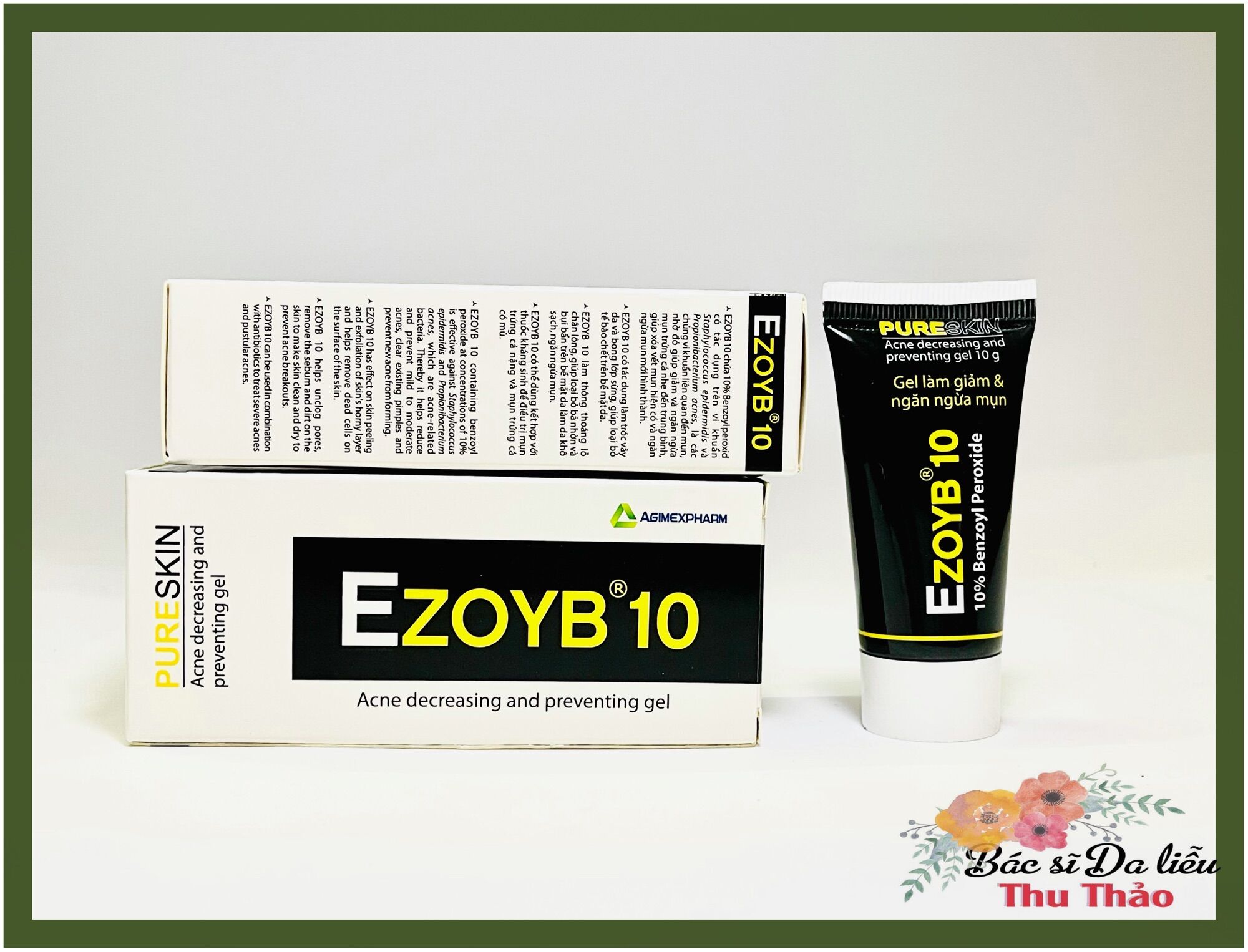 [10g] GEL GIẢM MỤN EZOYB 10 (BENZOYL PEROXIDE - BPO 10%)