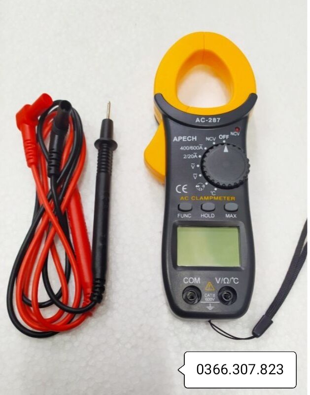[HCM]Ampe kẹp dòng AC Apech AC-287