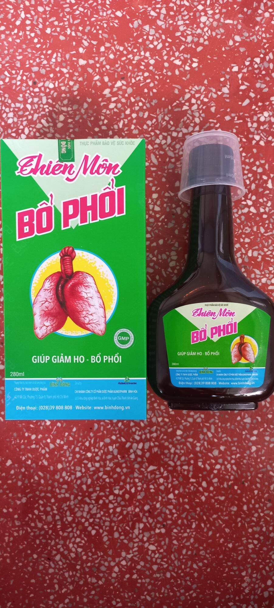 Thiên môn bổ phổi 280 ml - hỗ trợ giảm ho , viêm họng