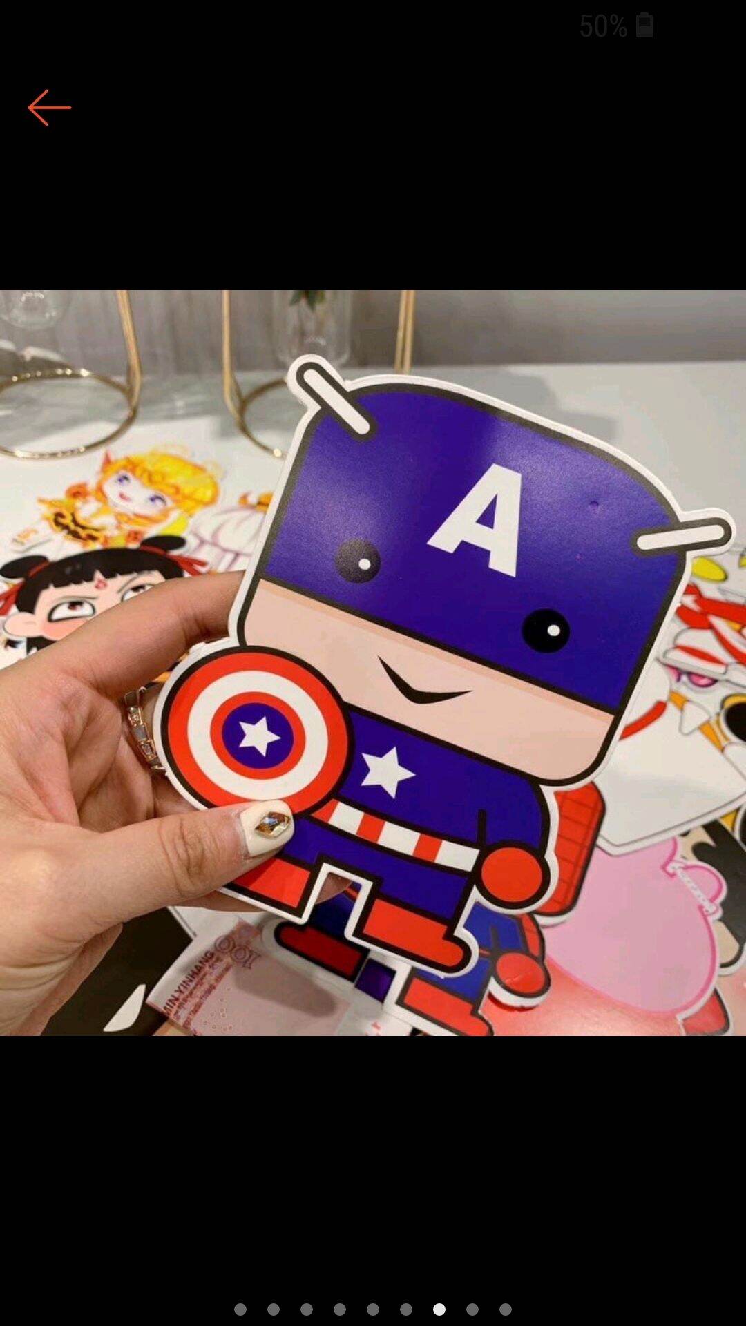 Lốc 10 bao lì xì chibi cute (giao hình ngẫu nhiên)