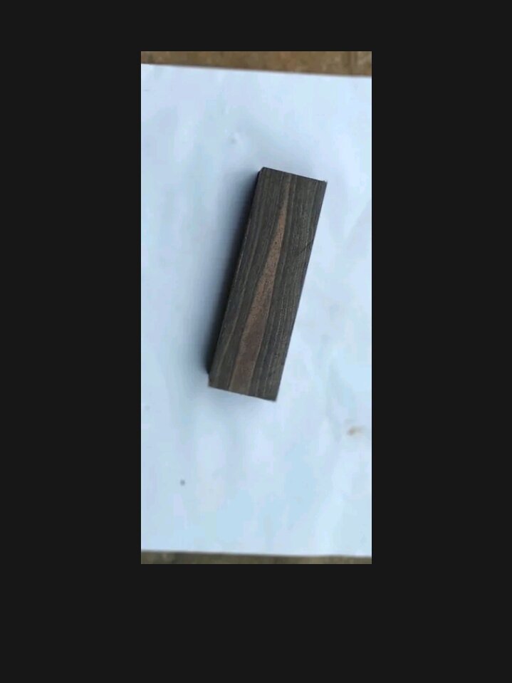 Phôi gỗ mun làm cán dao cao cấp(15x4x3cm)
