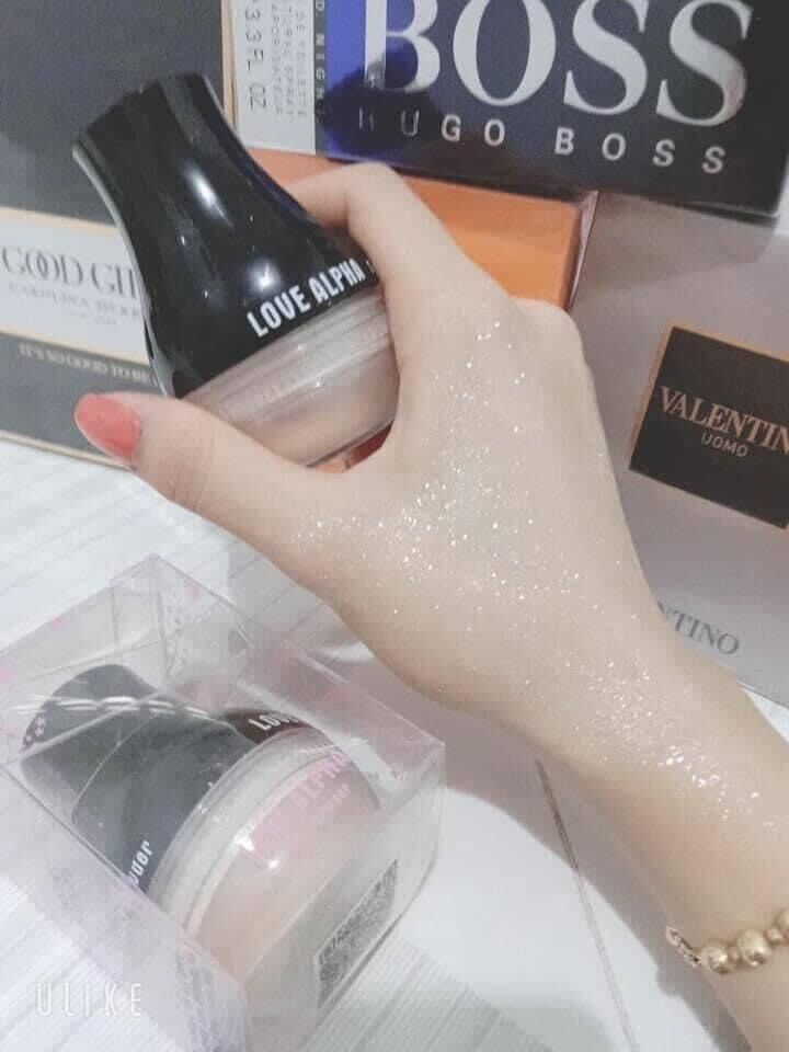 Phấn phủ bột Love Alpha ánh siêu mịn