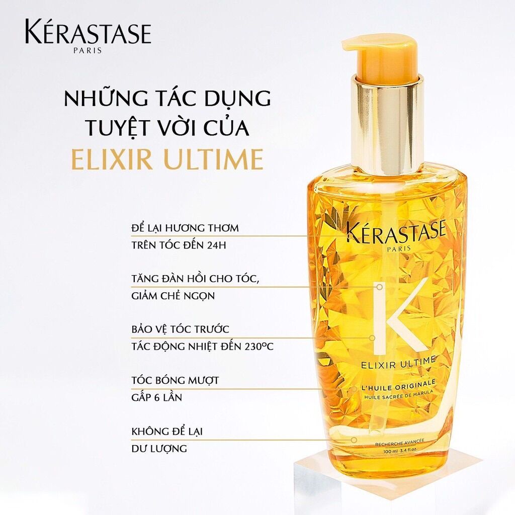 Tinh dầu dưỡng tóc Kerastase Elixir Ultime ORIGINAL 30ml