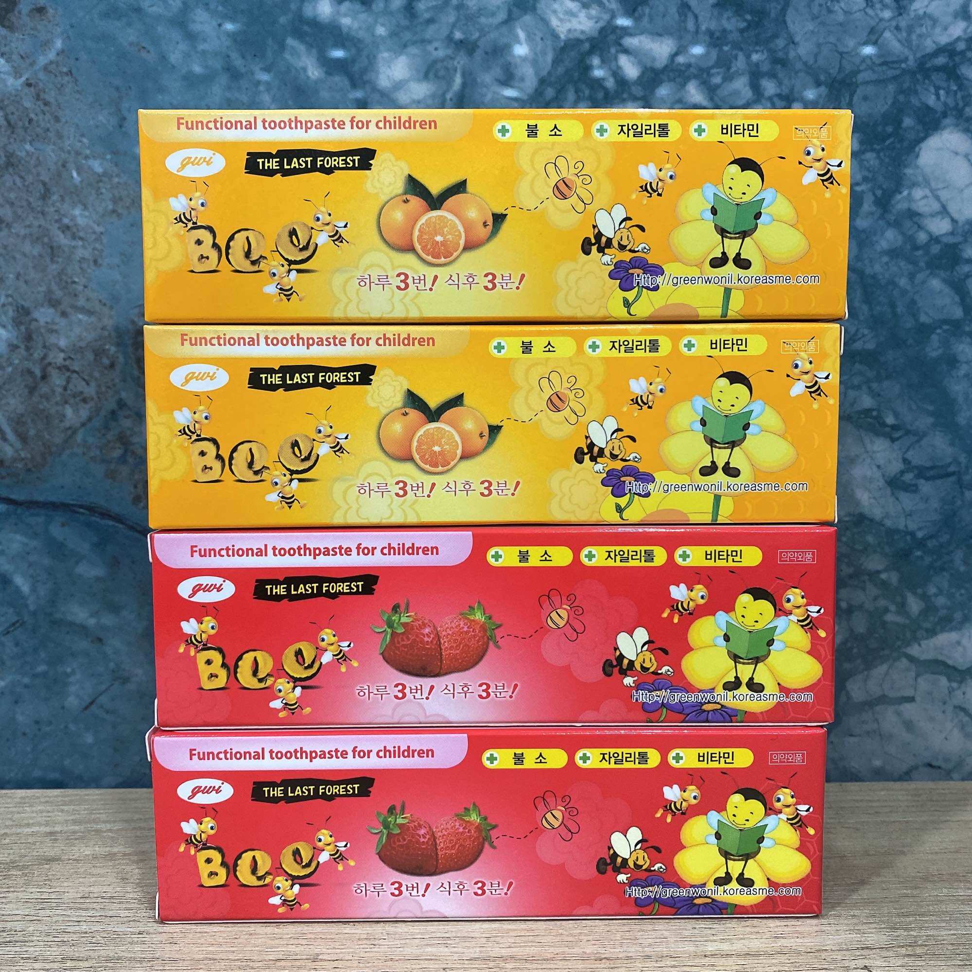 Kem đánh răng trẻ em Bee Kids Hàn Quốc 90g