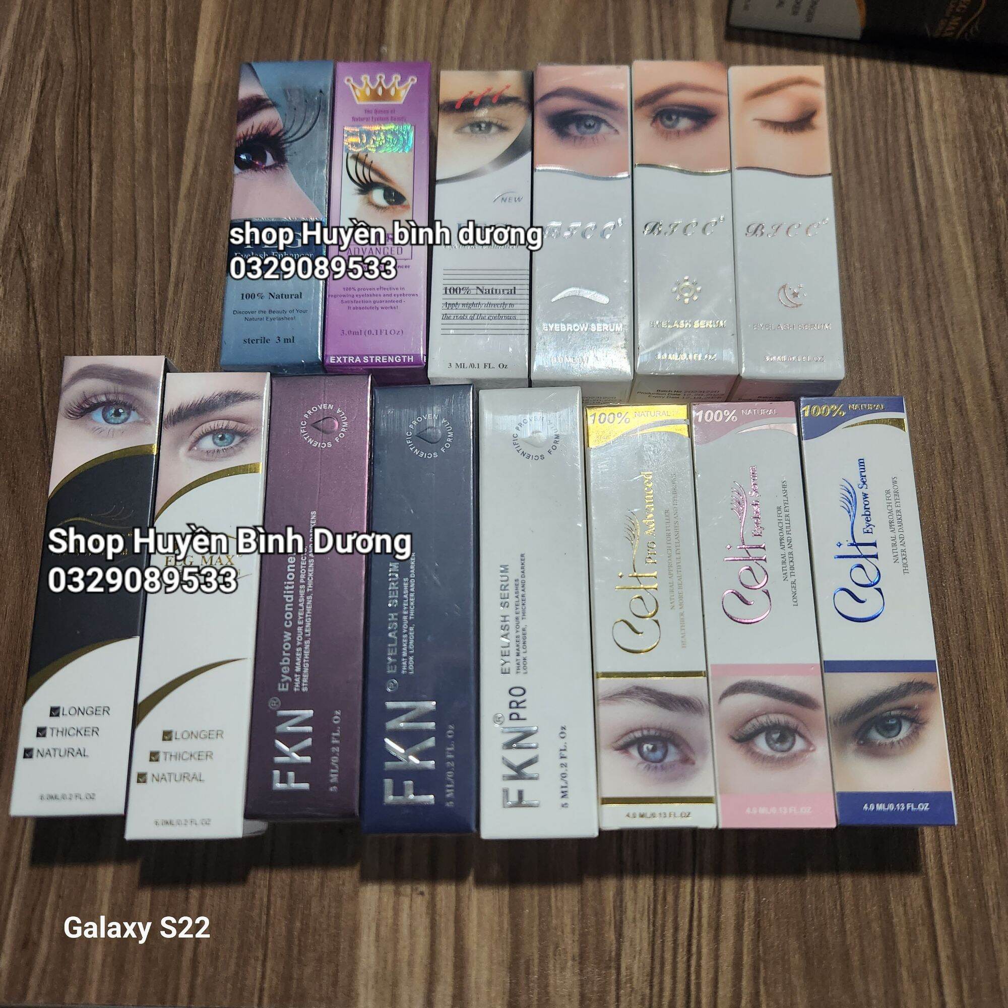 Combo serum dưỡng mi mày 6 ml phiên bản nâng cấp - dưỡng dài dày lông mi mày lông lanh