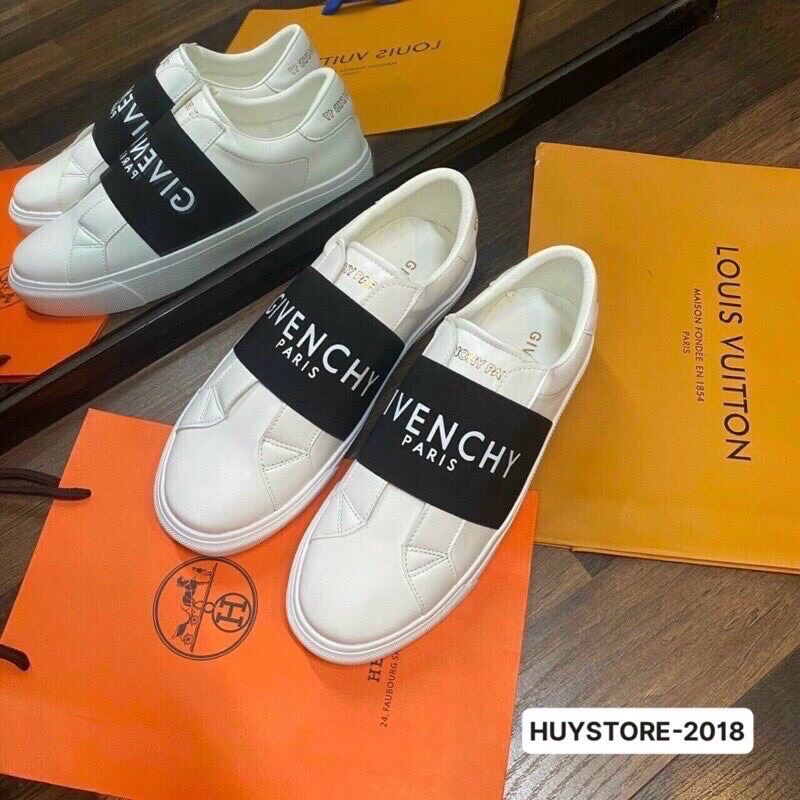 Giày Slipon G.V.C Màu Đen _ Trắng