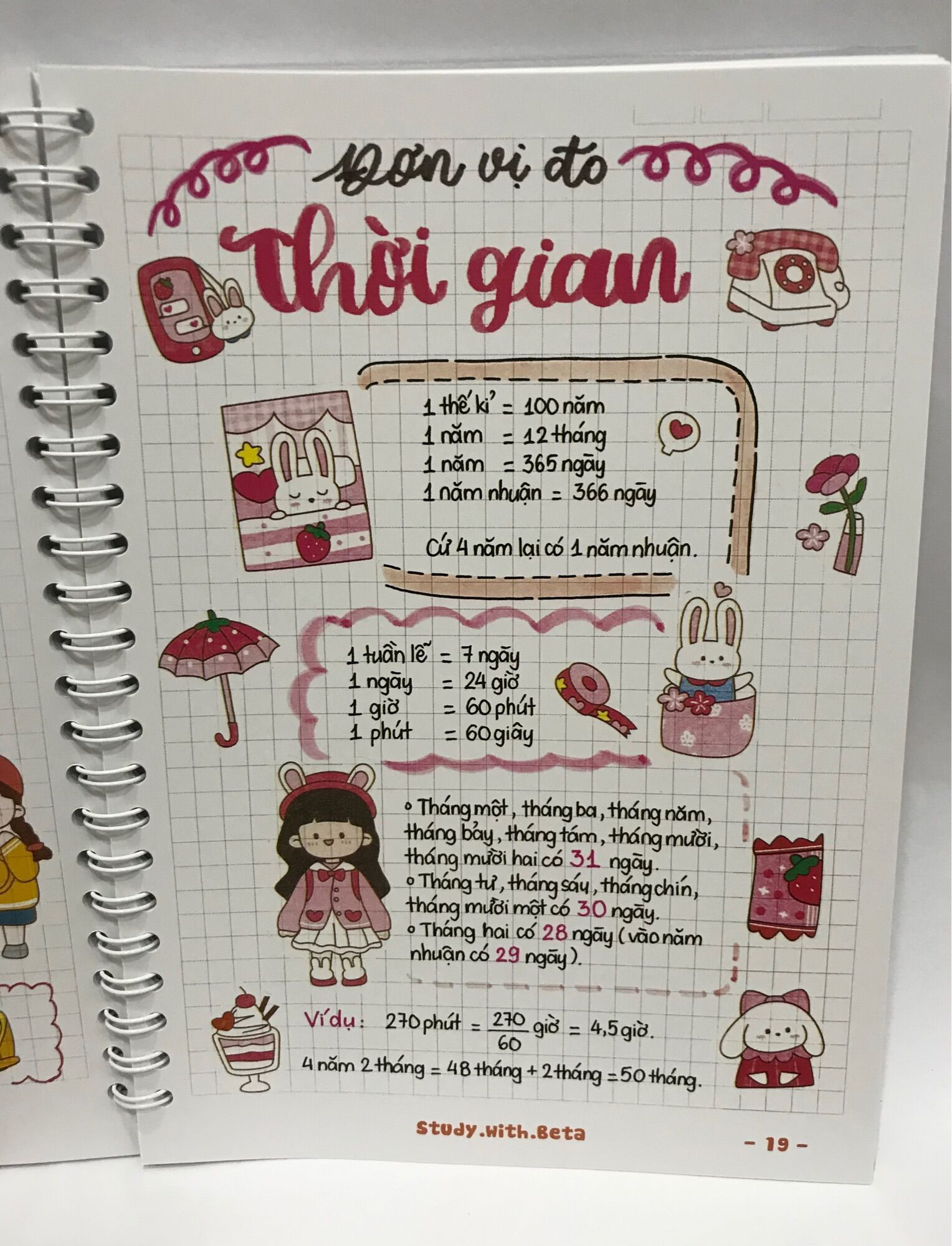 Sổ tay Takenote Toán 4 khổ A5