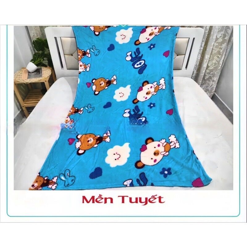 Chăn Bông Tuyết 1M6X2M Nhiều Màu ( Giao ngẫu nhiên)