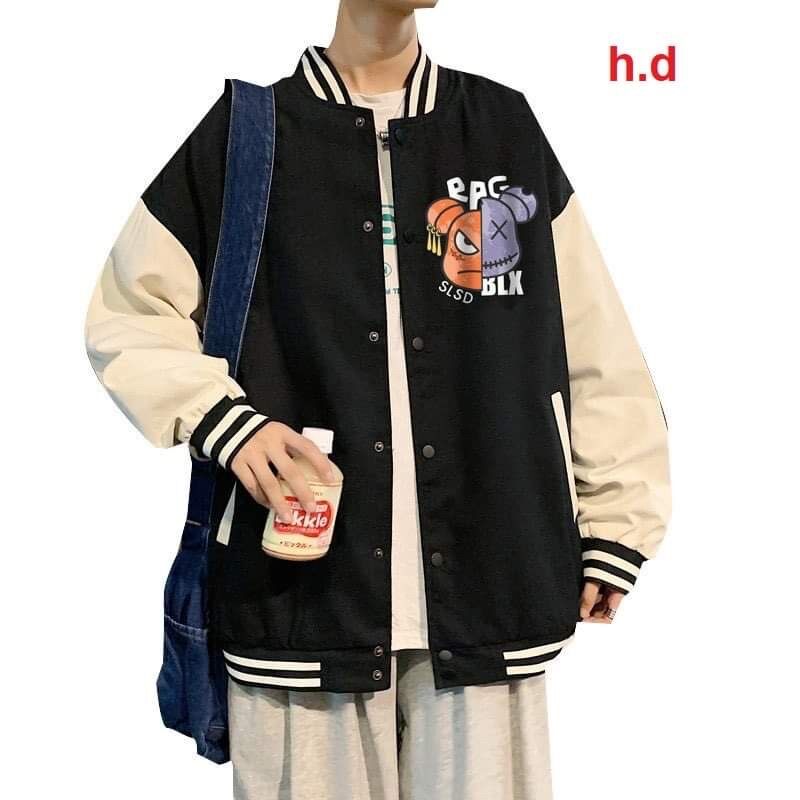 Áo khoác bomber gara nhẹ,áo khoác gió nam nữ thời trang teen