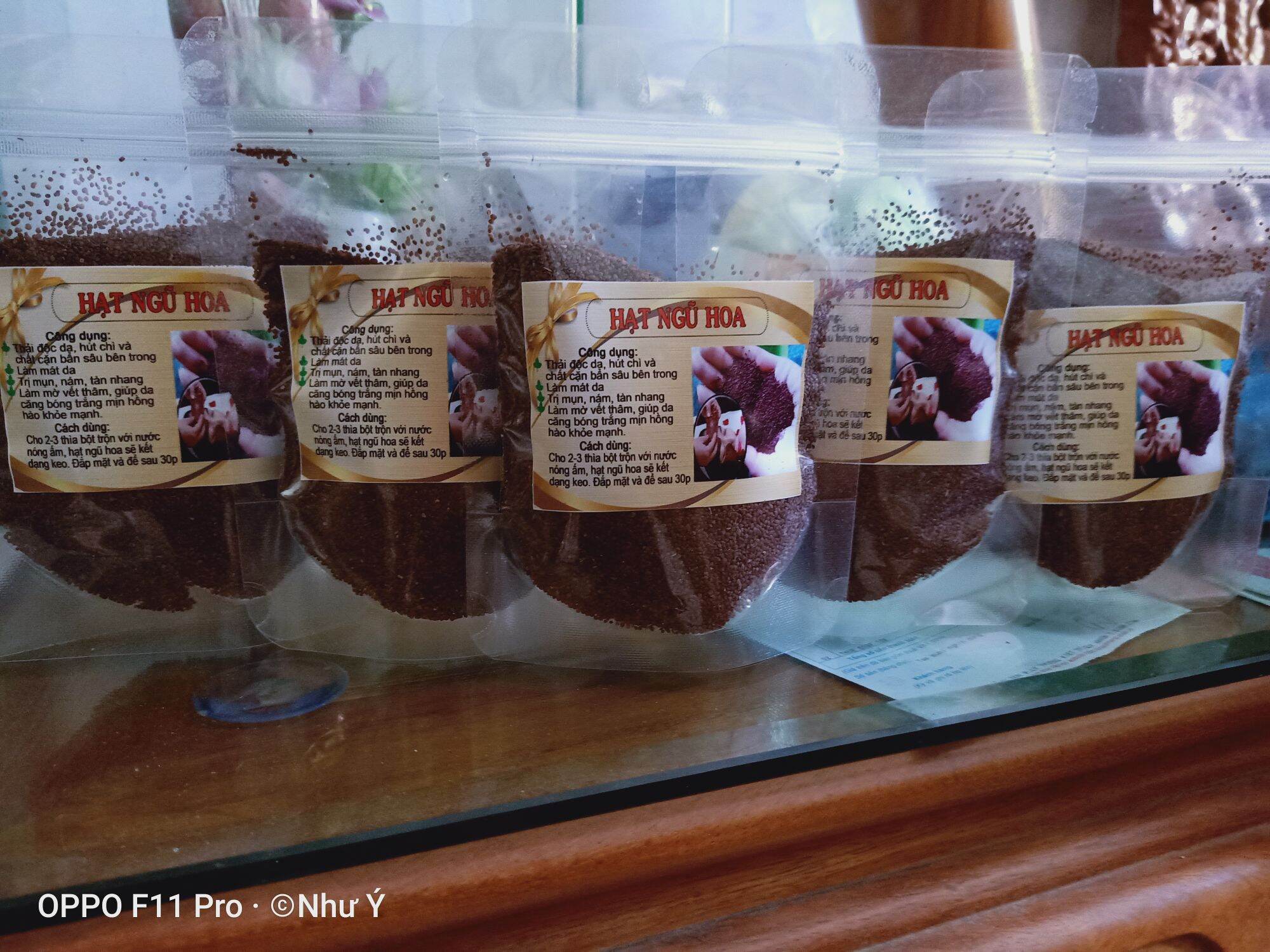 100gr ngũ hoa hạt mặt nạ