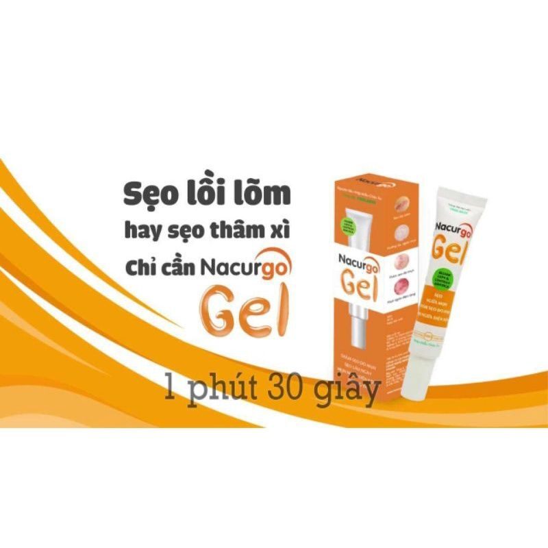 Nacurgo gel hỗ trợ giảm thâm sẹo