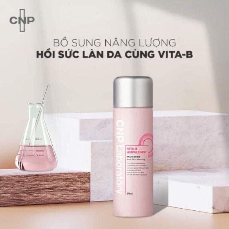 Xịt khoáng dưỡng ẩm bảo vệ da CNP Laboratory Vita - B Ampule Mist 50ml