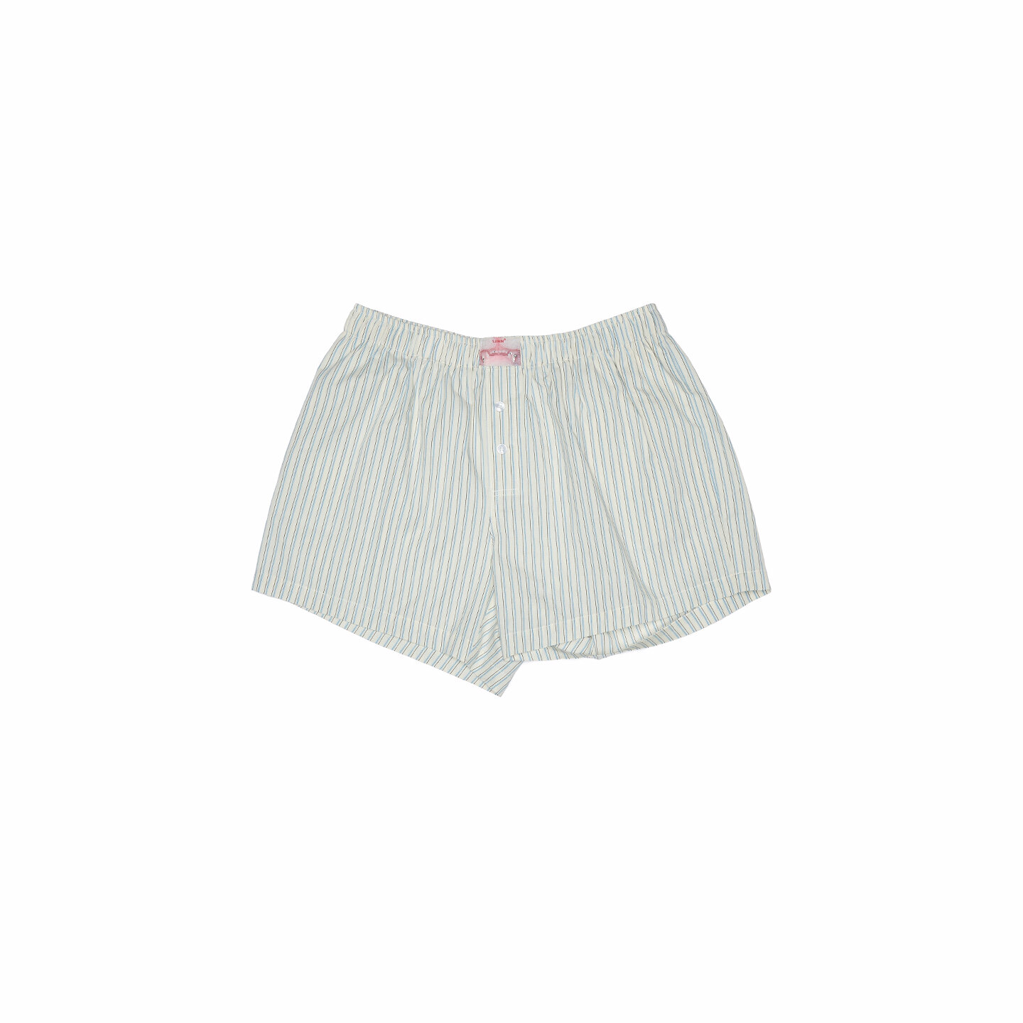 Quần Short Kẻ Sọc Cổ Điển Rộng Rãi 1JINN STUDIO Cho Nữ Quần Ngủ Thường Ngày Có Thể Mặc Ngoài Trời Qu