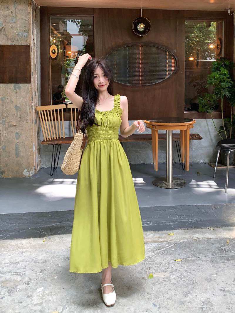 Đầm maxi xuông sát nách bèo BG