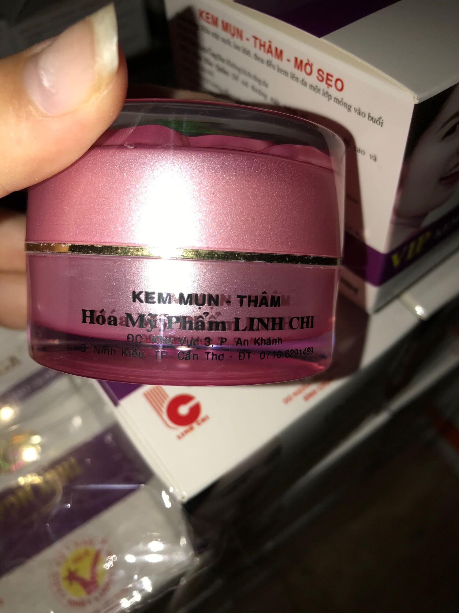 Kem mụn thâm mờ sẹo 9g LINH CHI