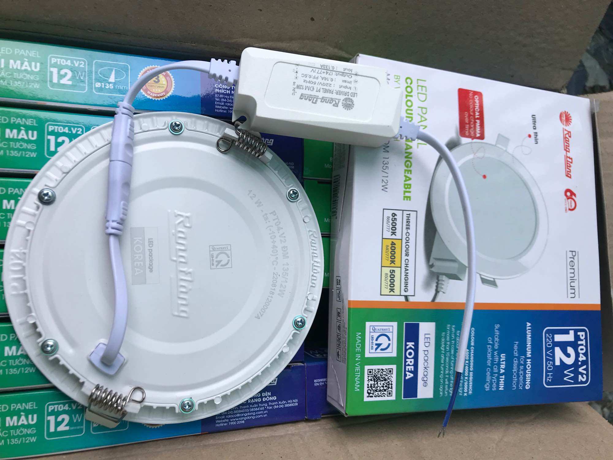 Bóng đèn âm trần 12w/135 Rạng Đông