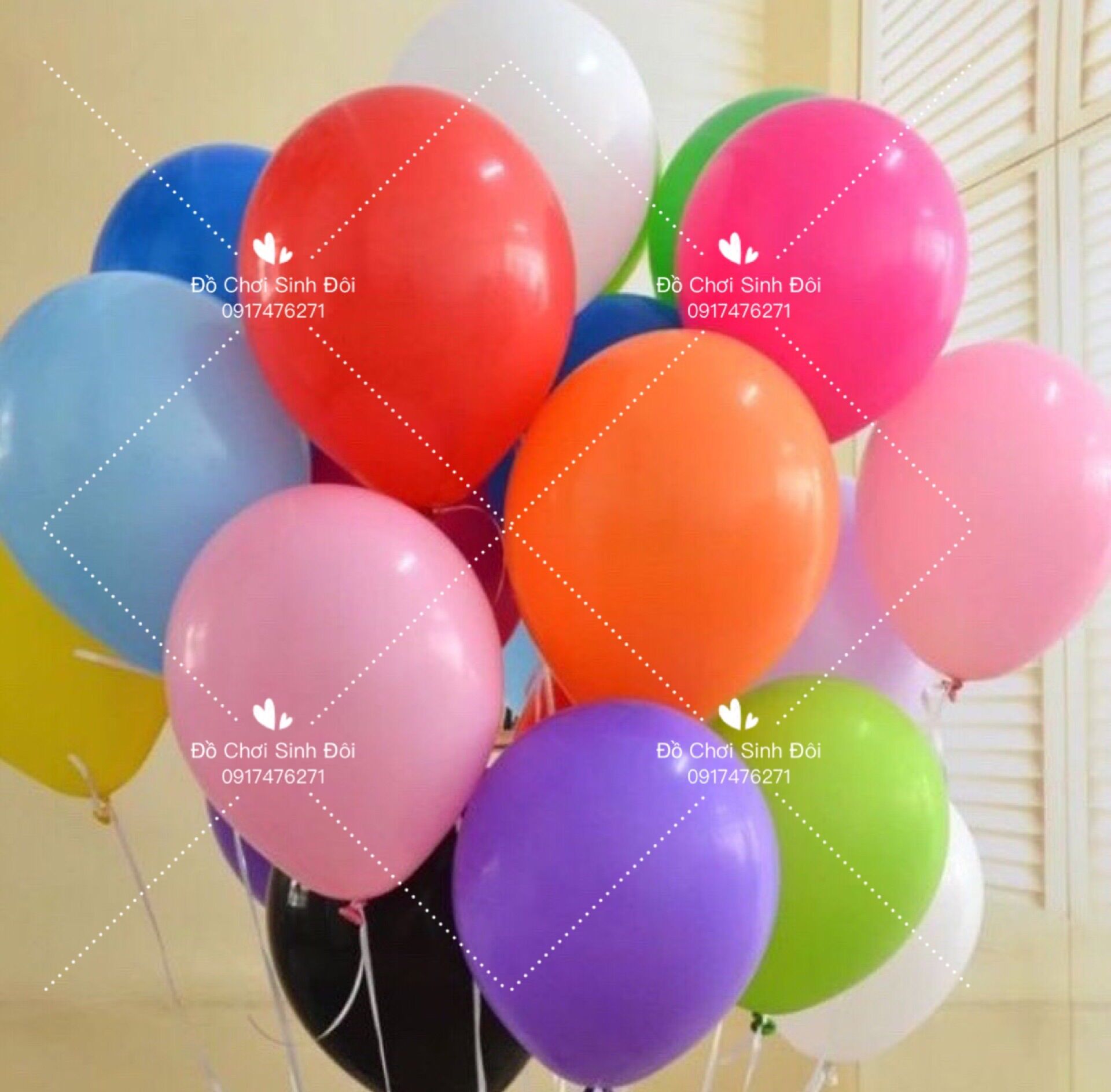 Bong bóng thái tròn nhỏ 100 cái