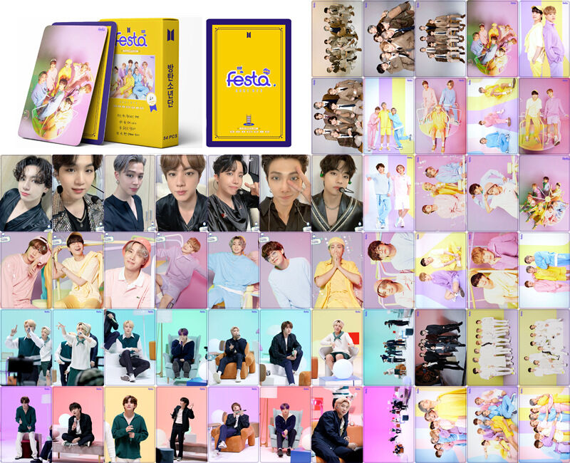 Set 54 lomo card bts festa - chất lượng cao