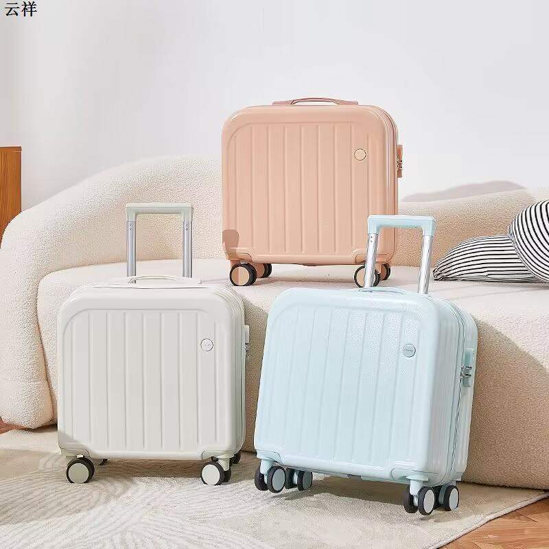 Valy Hành Lý Nhỏ Va Li Kéo Loại Nhỏ Gọn Nhẹ 18 Inch Nữ Va Li Du Lịch Mini Tĩnh Âm Bánh Xe Đa Năng Va Li 20 Va Li Xách Tay
