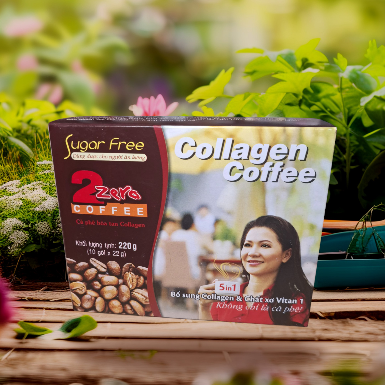 Cà phê sữa hòa tan collagen 2 zero ( isomalt)