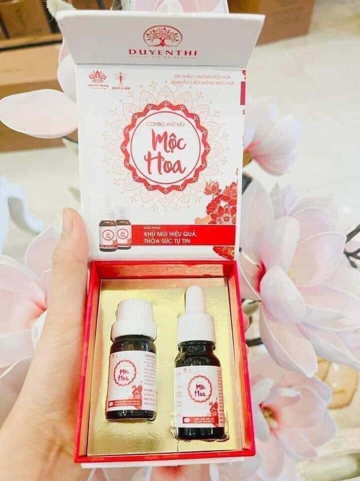 Hôi nách Mộc hoa - Bạch linh - Bách y sâm khử mùi khử khuẩn