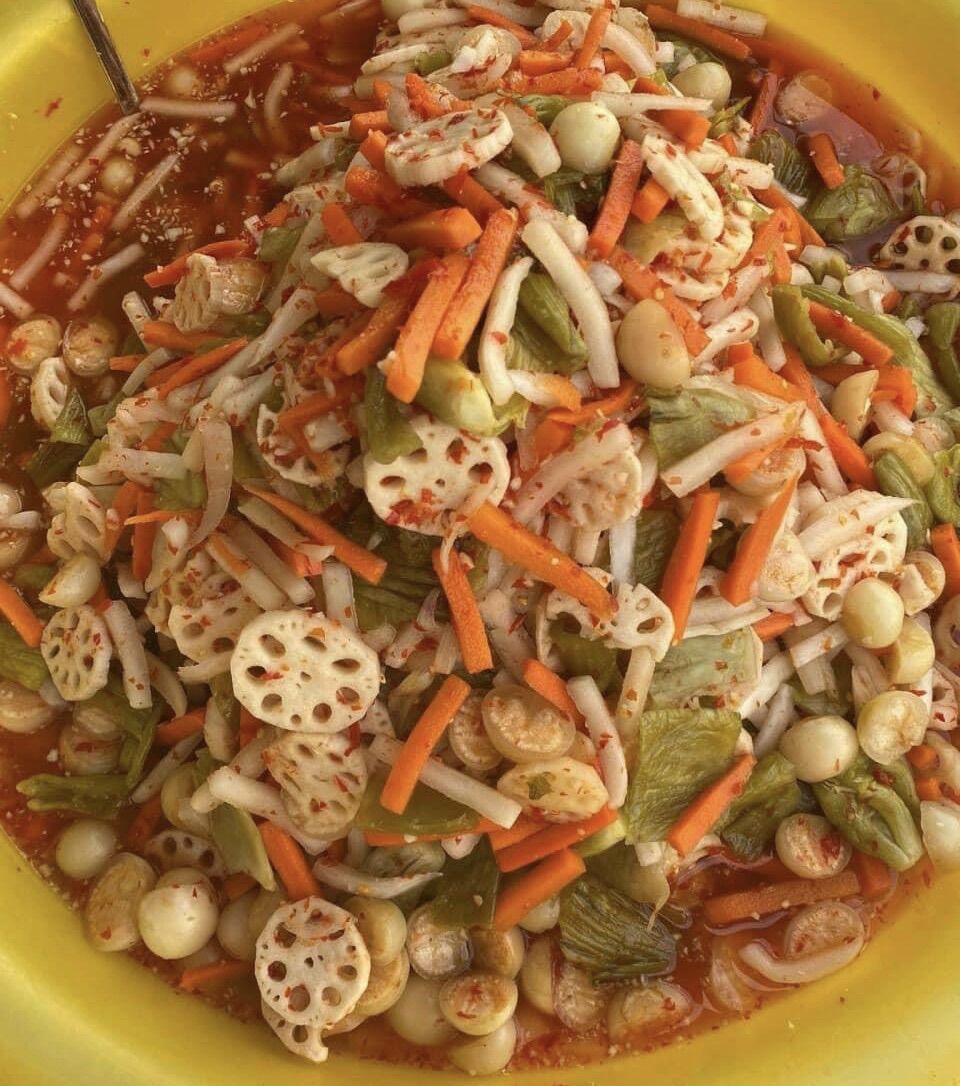 800g Dưa Món Ngâm Chua Ngọt ( Dùng Chay & Mặn )