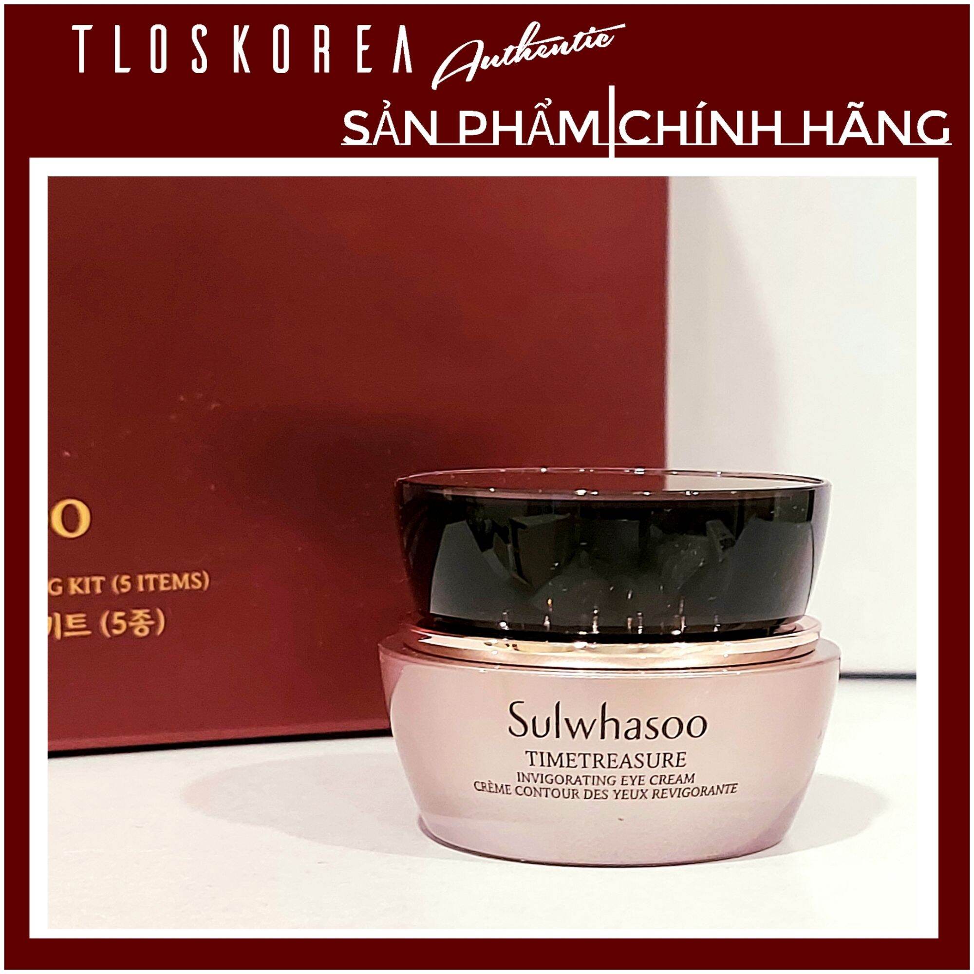 [Hcm]Kem Mắt Chống Lão Hóa Thông Đỏ Sulwhasoo Timetreasure Invigorating Eye Cream 4Ml