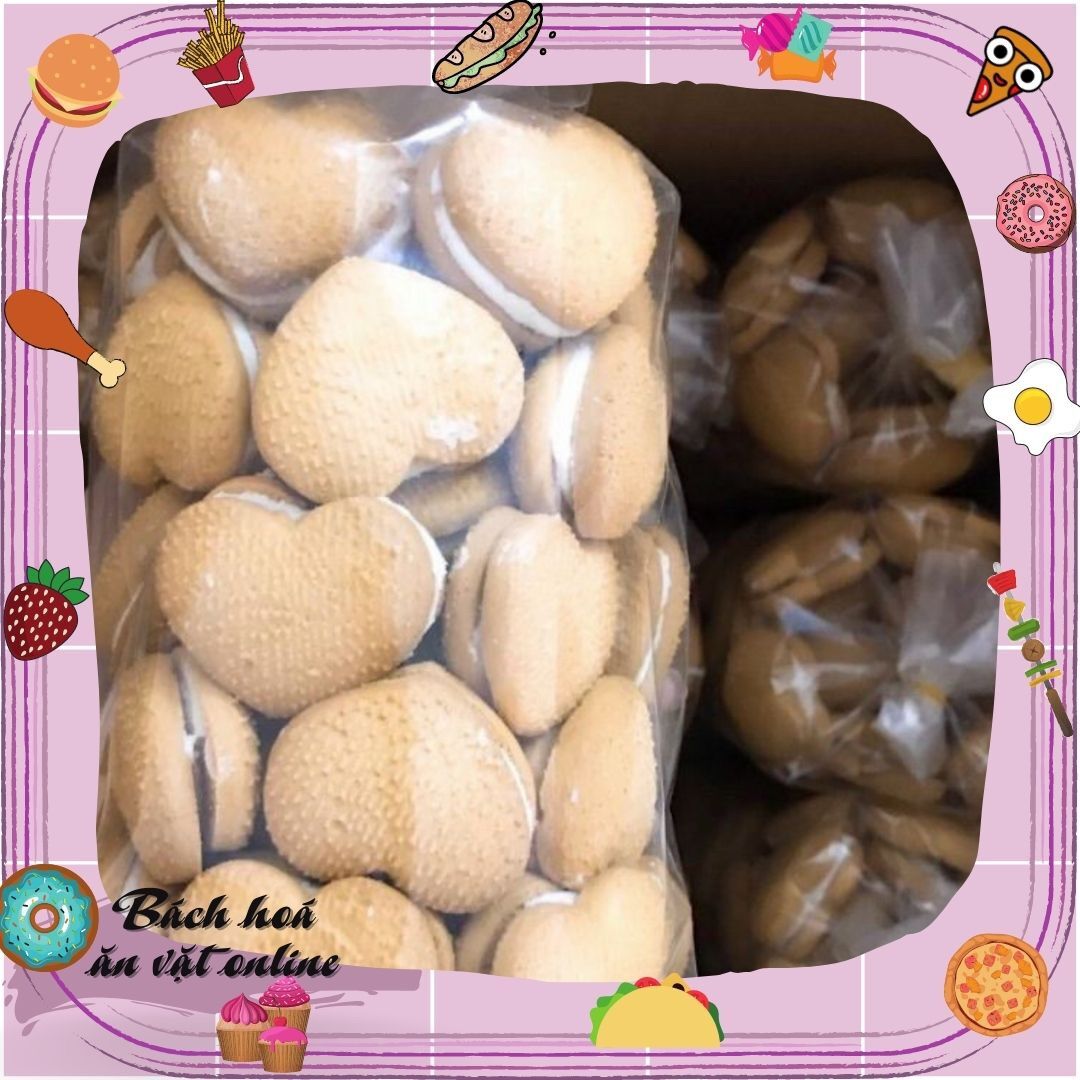 500gr Bánh tim vị bơ sữa tuổi thơ