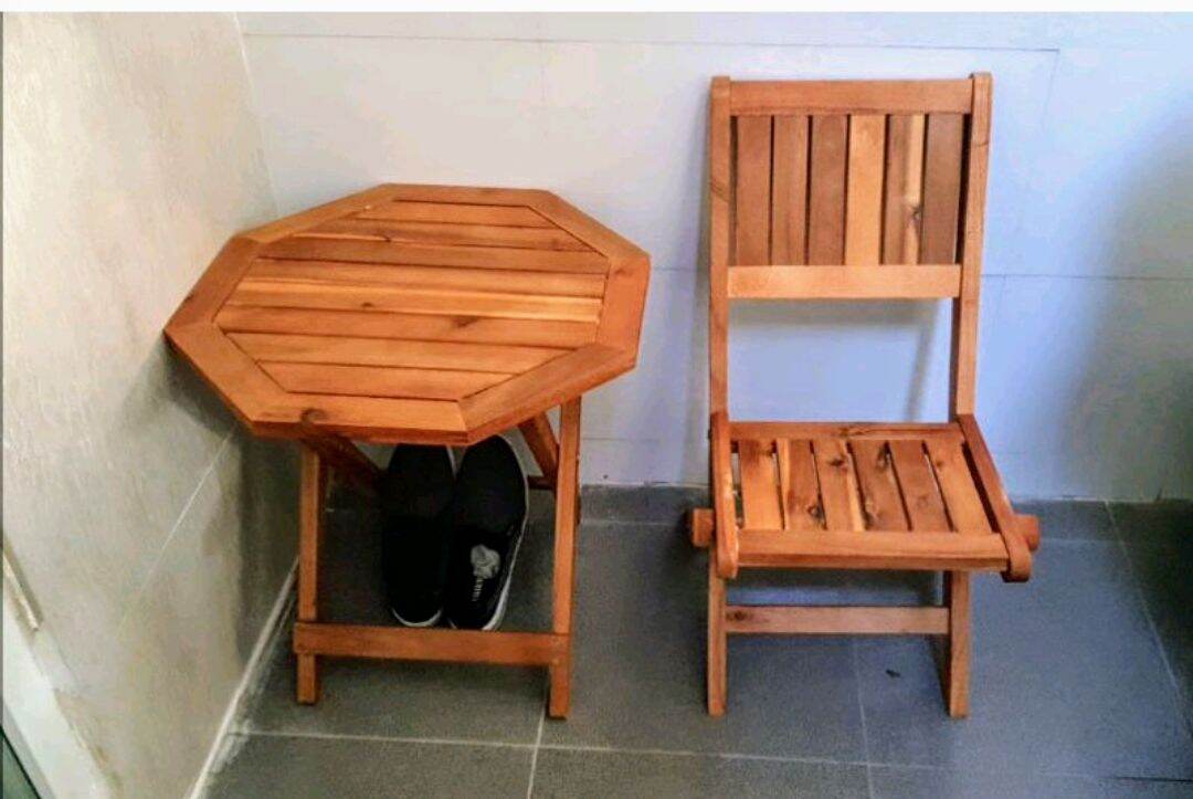 Ghế gỗ mini xếp gọn