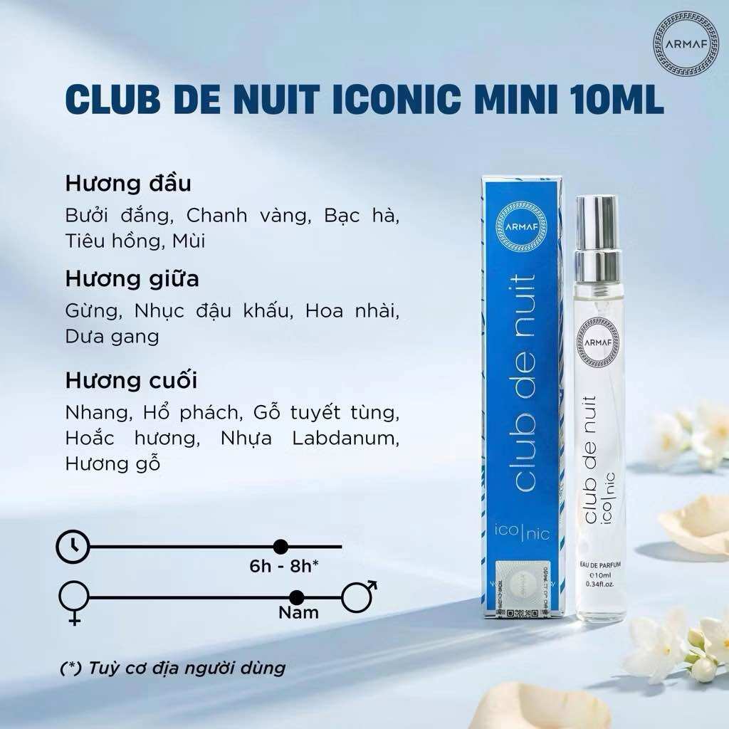 Nước hoa Armaf Club de Nuit Iconic 10ml