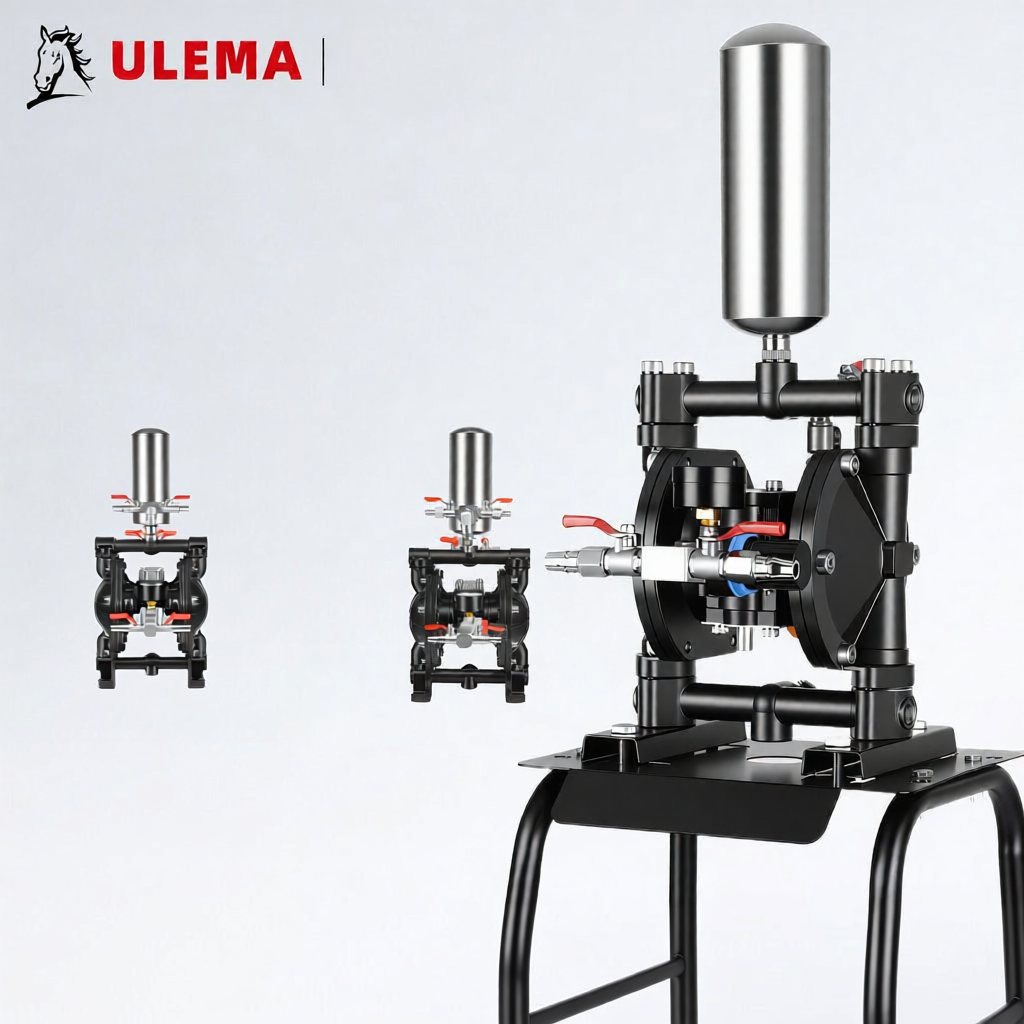 ULEMA | Air-Operated Diaphragm Pump Ink & Paint Fluid Transfer Pump Giá 3,965,000 Đồng*Miễn phí vận chuyển