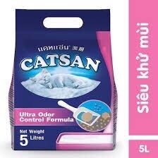Cát vệ sinh cho mèo Catsan 5L siêu khử mùi