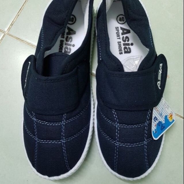 [HCM]GIÀY bata asia dán nam nữ xanh đen