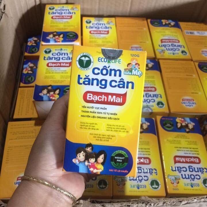 Cốm tăng cân bạch mai.
