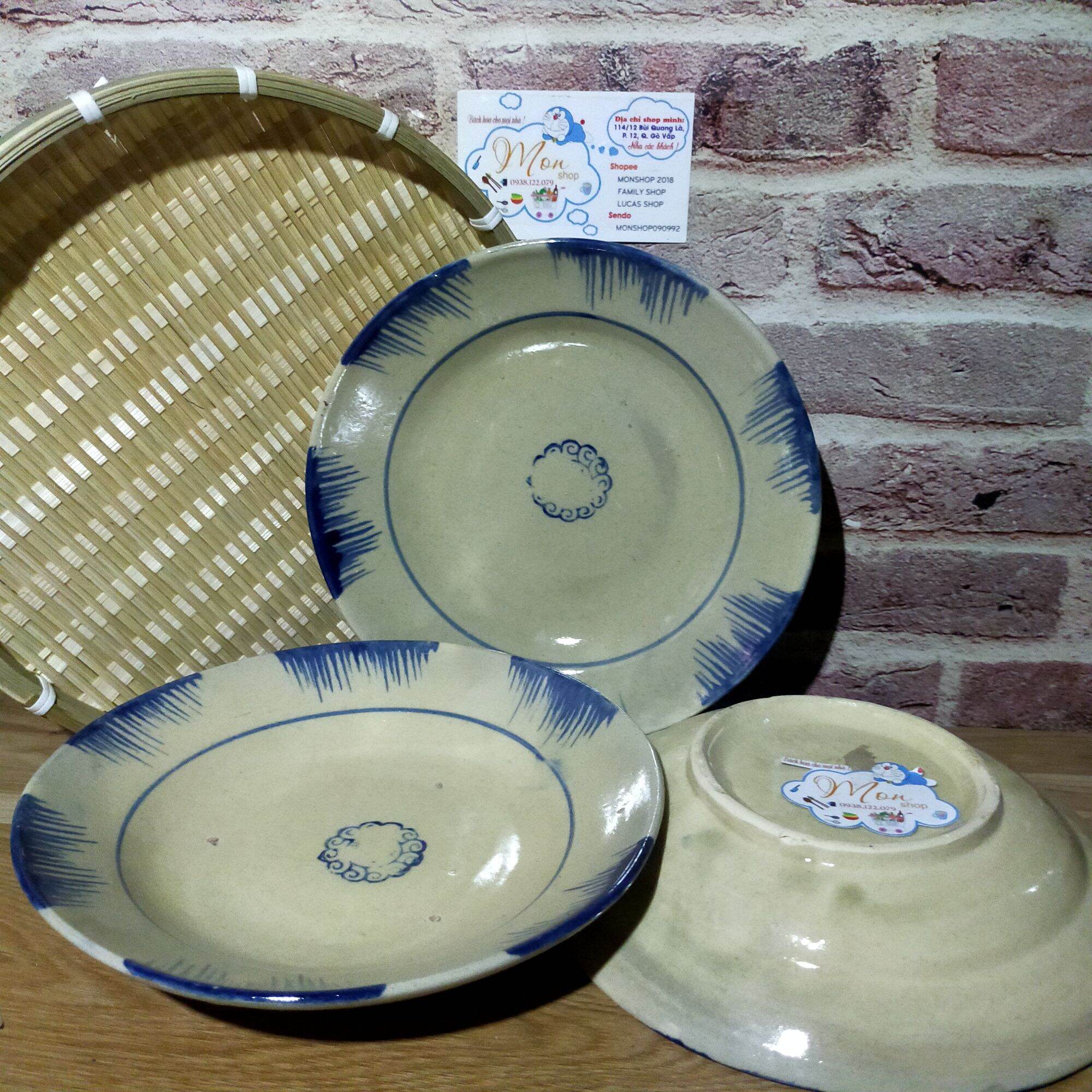 Combo 2-5c dĩa mộc size trung