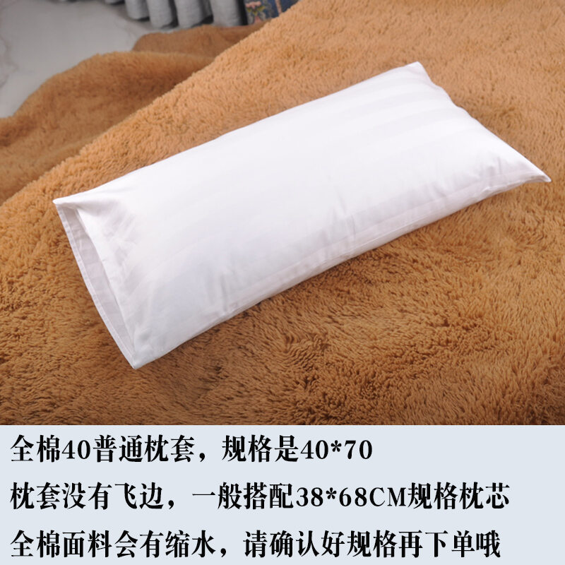 Ga Trải Giường Khách Sạn Khách Sạn Khách Sạn Khách Sạn Vỏ Gối Màu Trắng Hoàn Toàn Cotton Cotton 3 Cm Hoa Nhí Vỏ Gối