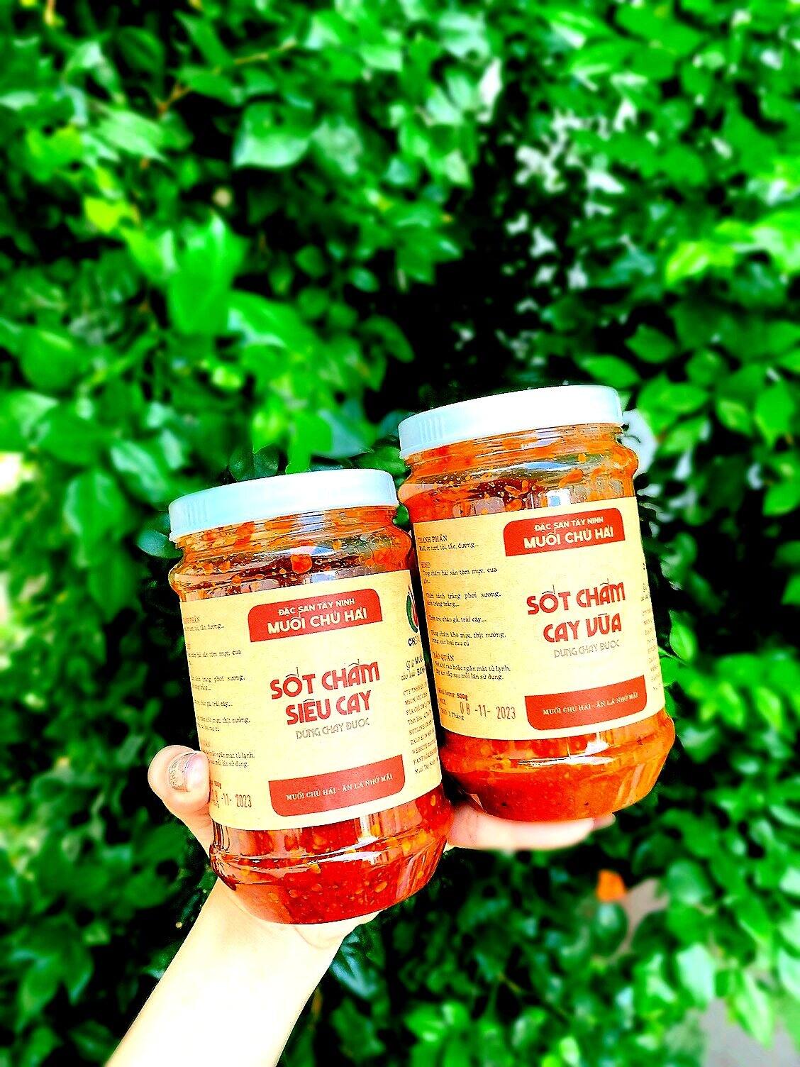 [ Chính Hãng ]. Muối chú hải hủ 500g, sốt chấm siêu cay, muối chấm siêu cay, cay vừa. Muối chấm chú hải siêu cay.