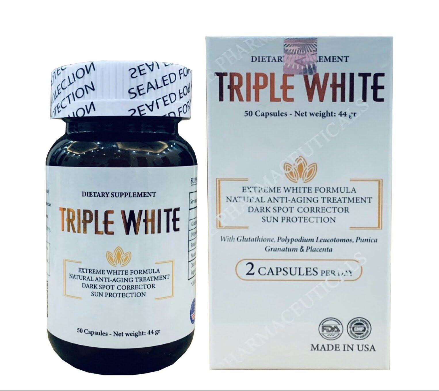Trip White - Viên uống trắng da, chống nắng