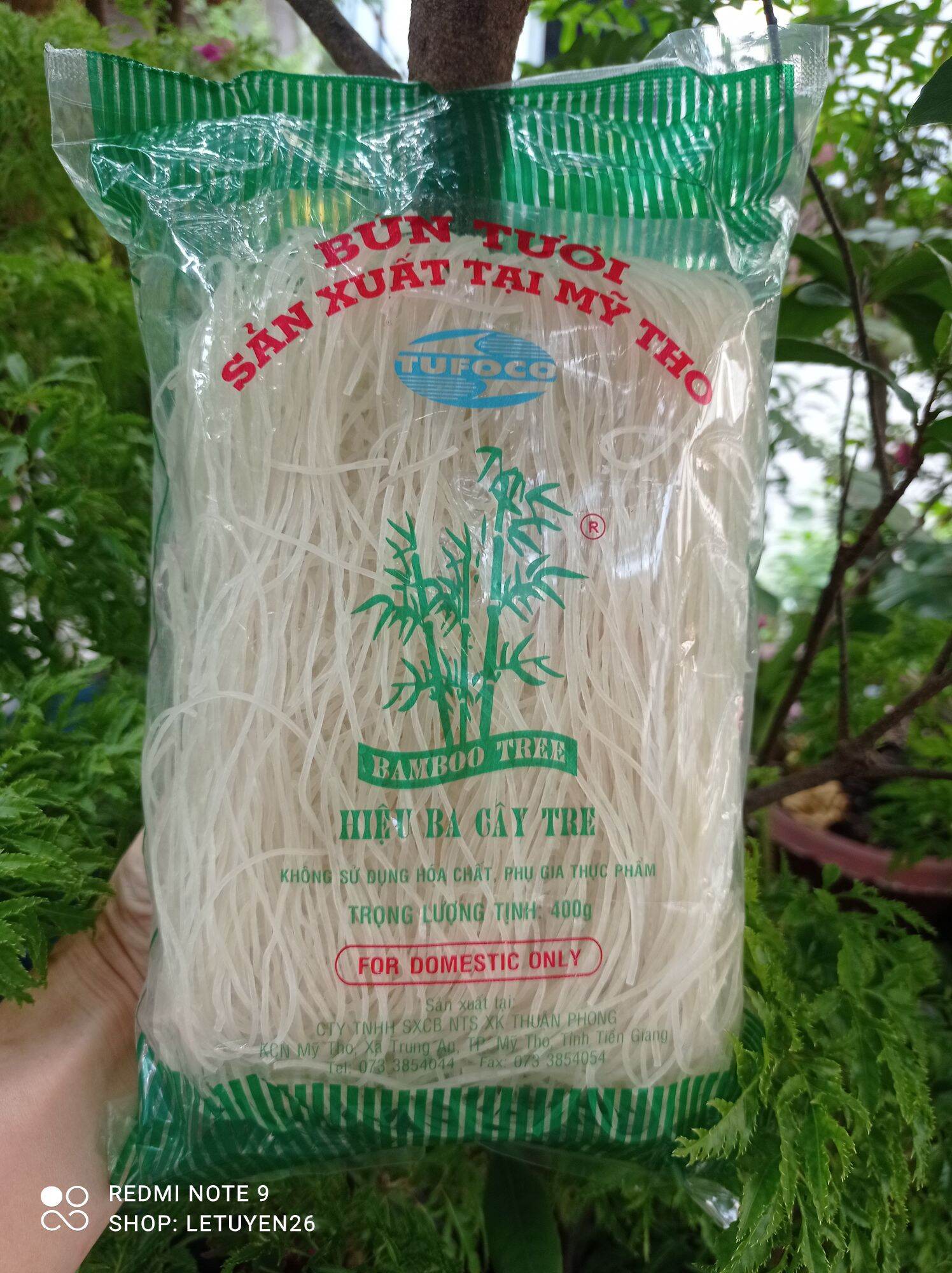 Bún tươi Mỹ Tho 3 Cây Tre 400gr