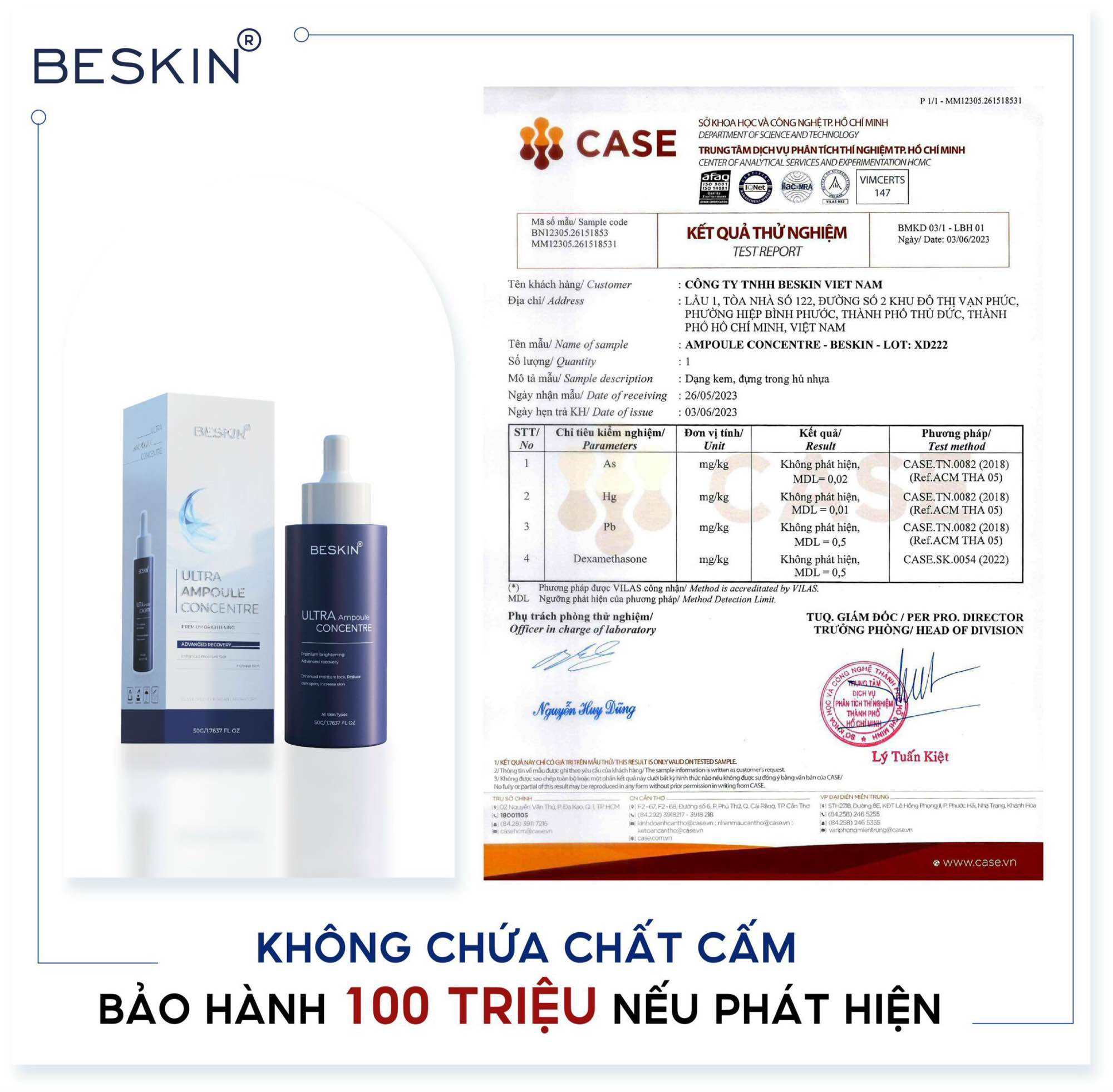 [HÀNG CHÍNH HÃNG] Tinh Chất Ultra AMPOULE Concentre BeSkin Hộp 50 g Giúp Căng Bóng Và Sáng Trắng CHÍ