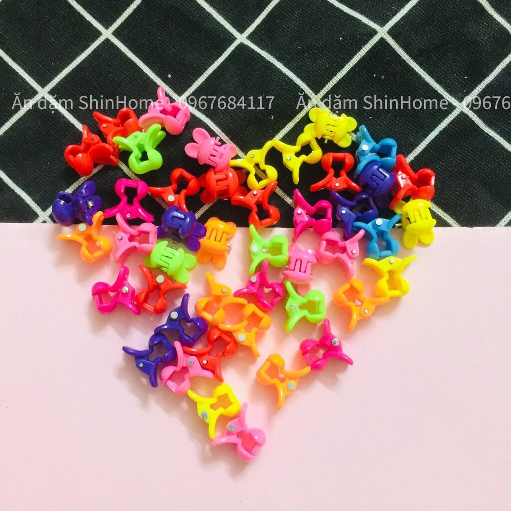 Set 5 kẹp tóc mini càng cua phòng cách công chúa