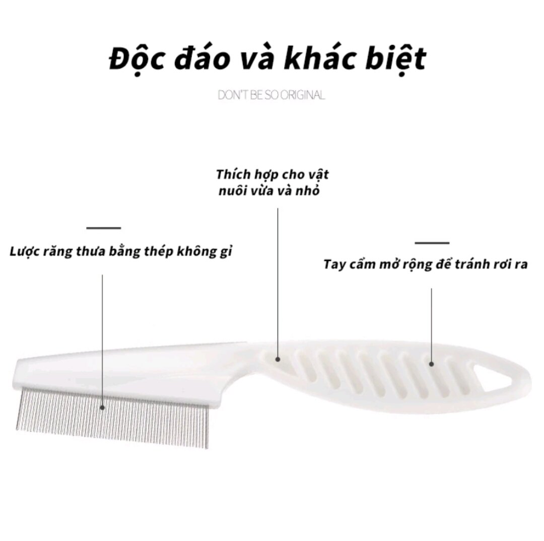 [HCM]LƯỢC CHẢI VE RẬN CHO CHÓ MÈO