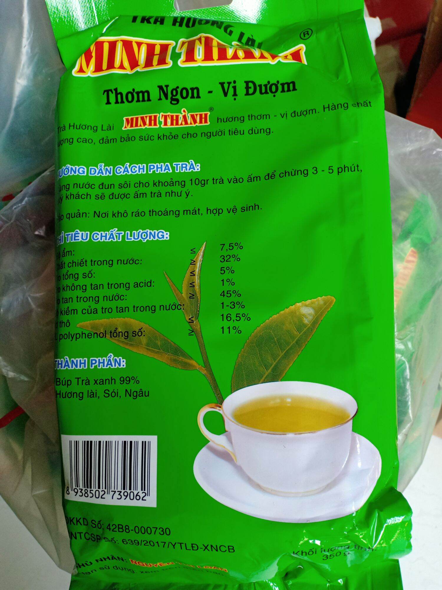Trà Minh Thành Dứa gói lớn 350g