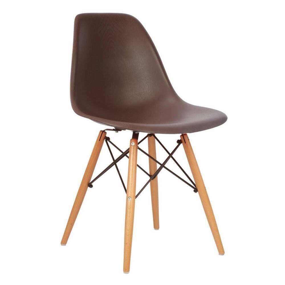 Combo 04 ghế nhựa Eames nhập khẩu ( chân gỗ )