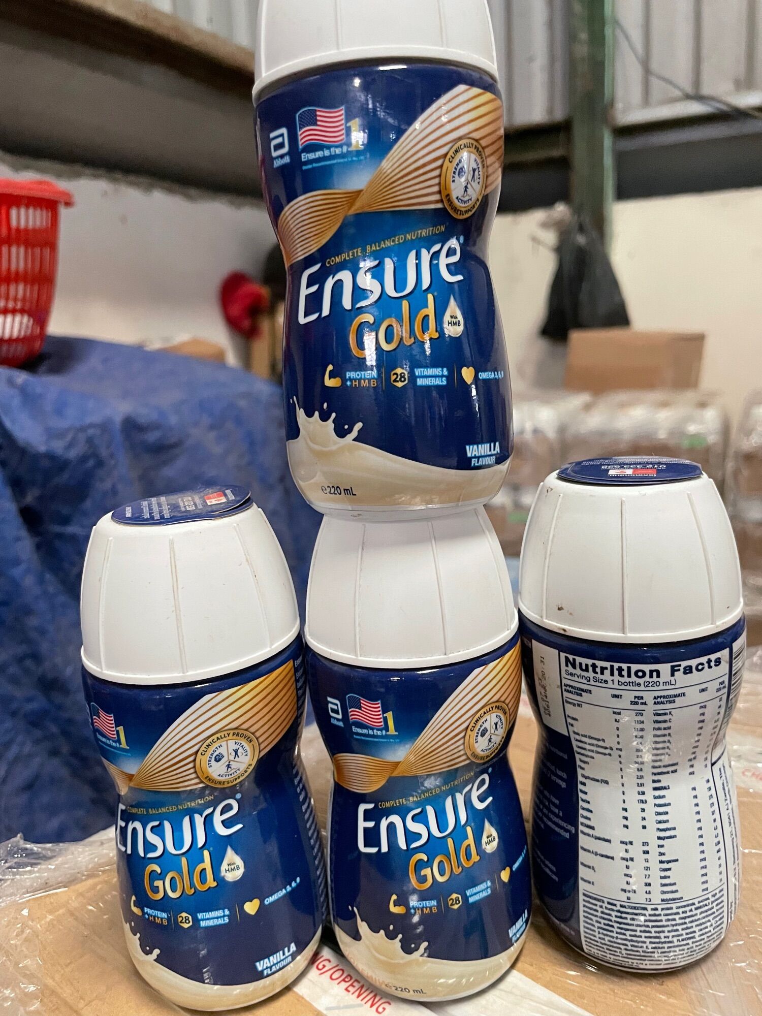 Sữa ensure cold 220ml Mỹ dạng nước