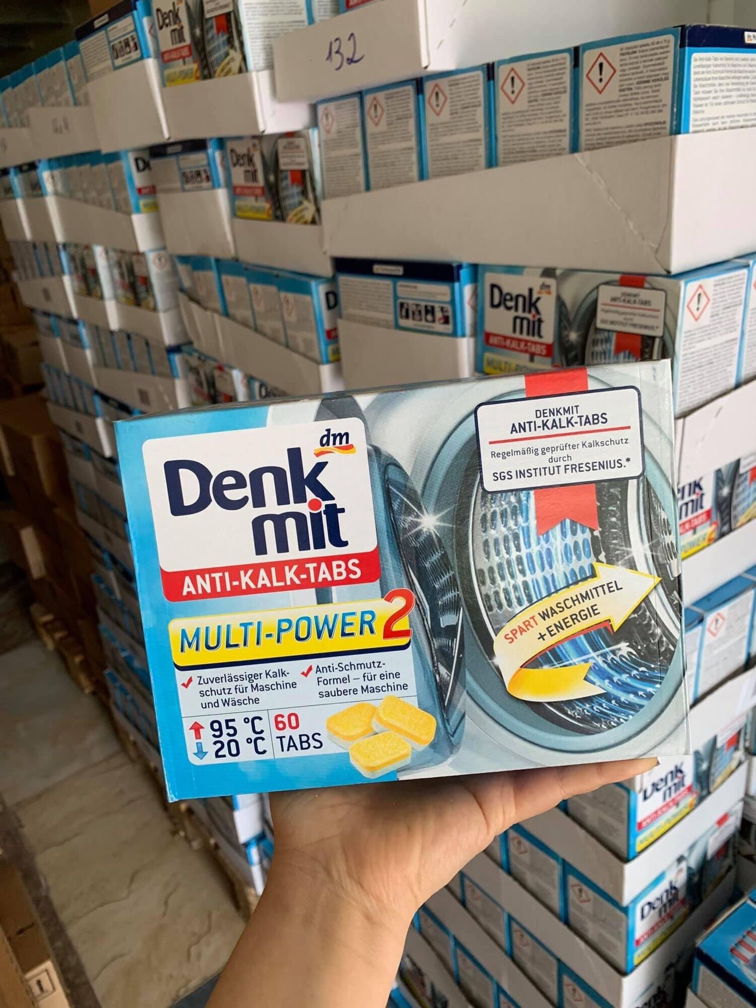 Viên tẩy lồng giặt denmik từ đức